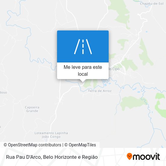 Rua Pau D'Arco mapa
