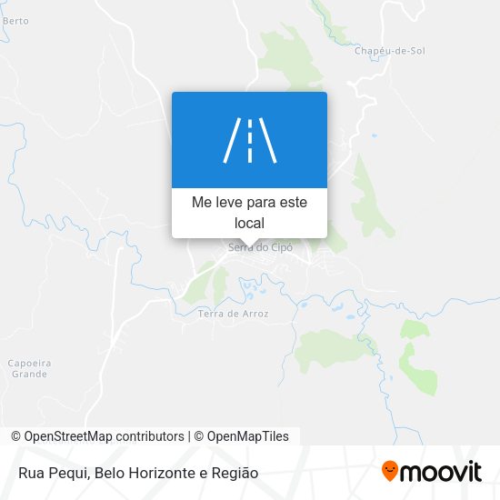 Rua Pequi mapa