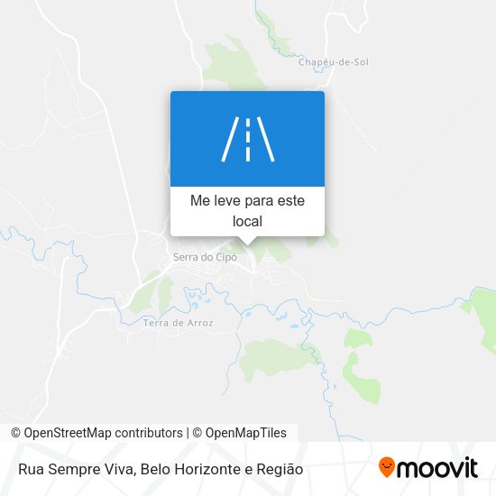 Rua Sempre Viva mapa