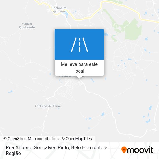 Rua Antônio Gonçalves Pinto mapa
