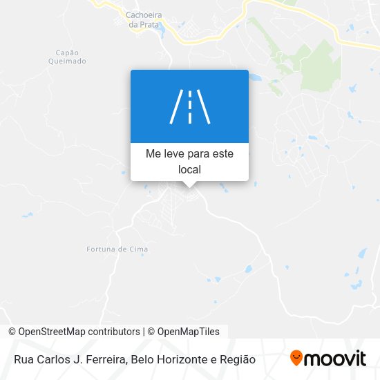 Rua Carlos J. Ferreira mapa