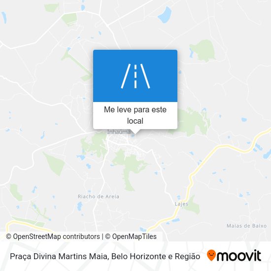 Praça Divina Martins Maia mapa