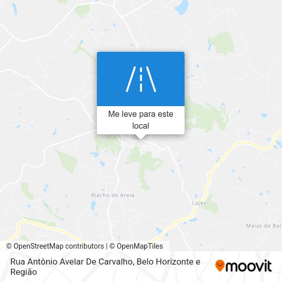 Rua Antônio Avelar De Carvalho mapa