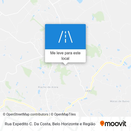 Rua Expedito C. Da Costa mapa