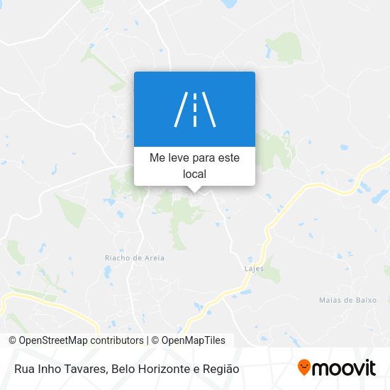 Rua Inho Tavares mapa