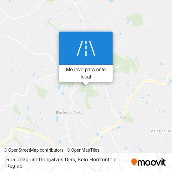 Rua Joaquim Gonçalves Dias mapa