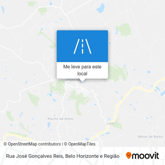 Rua José Gonçalves Reis mapa