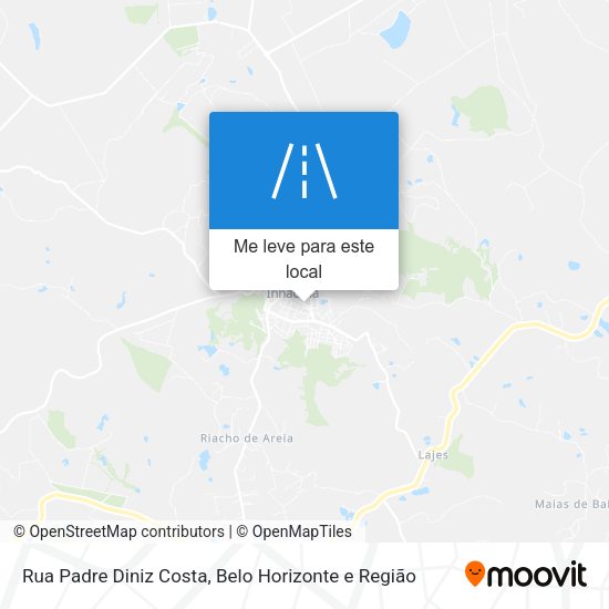 Rua Padre Diniz Costa mapa