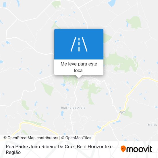 Rua Padre João Ribeiro Da Cruz mapa