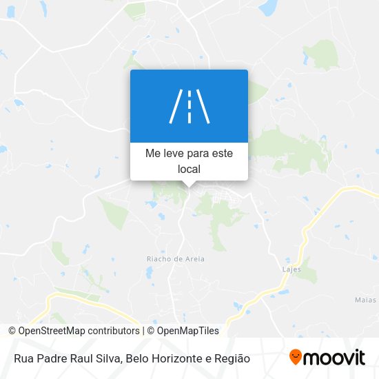 Rua Padre Raul Silva mapa