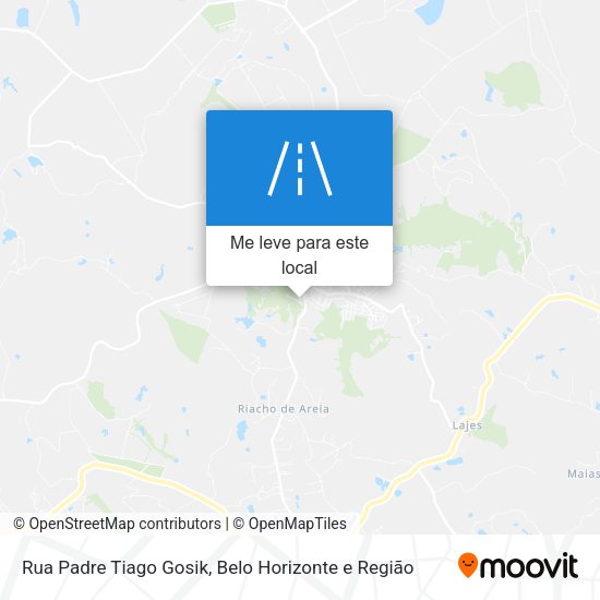 Rua Padre Tiago Gosik mapa