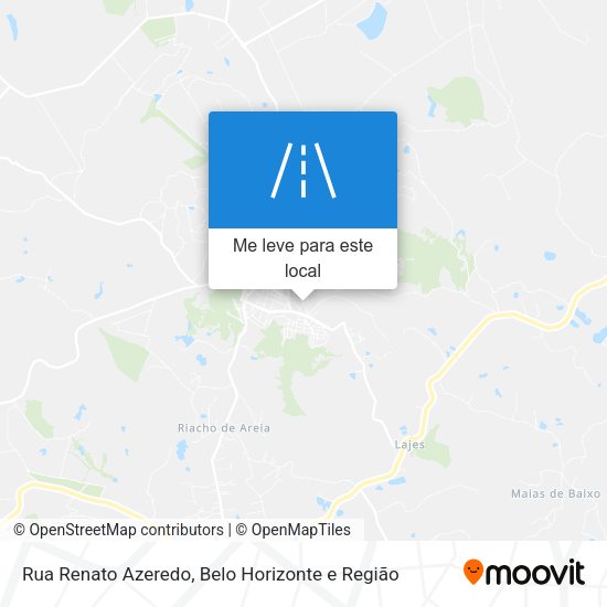 Rua Renato Azeredo mapa