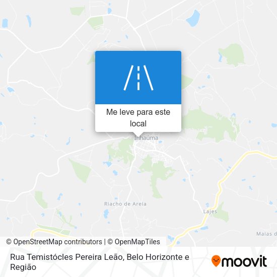 Rua Temistócles Pereira Leão mapa