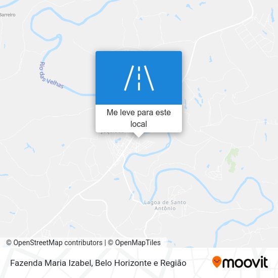 Fazenda Maria Izabel mapa