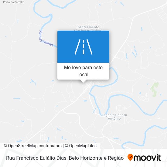Rua Francisco Eulálio Dias mapa