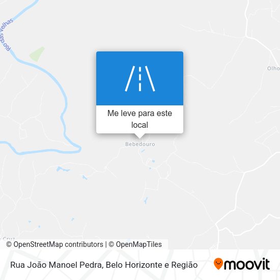 Rua João Manoel Pedra mapa