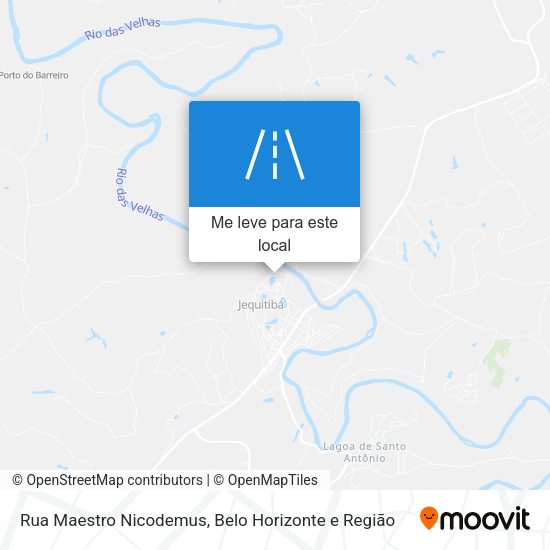 Rua Maestro Nicodemus mapa