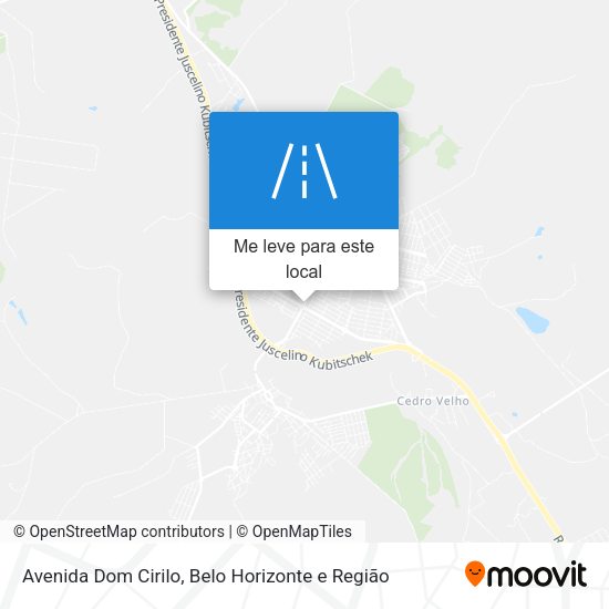 Avenida Dom Cirilo mapa