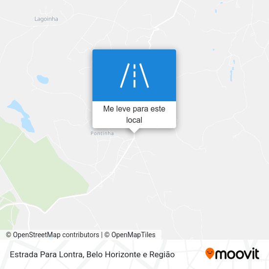 Estrada Para Lontra mapa