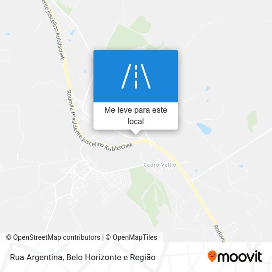 Rua Argentina mapa