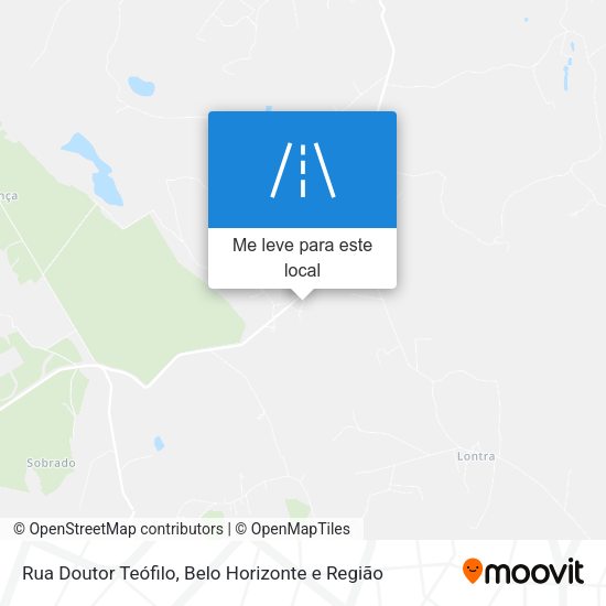 Rua Doutor Teófilo mapa
