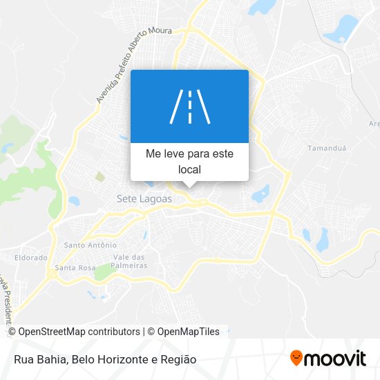 Rua Bahia mapa