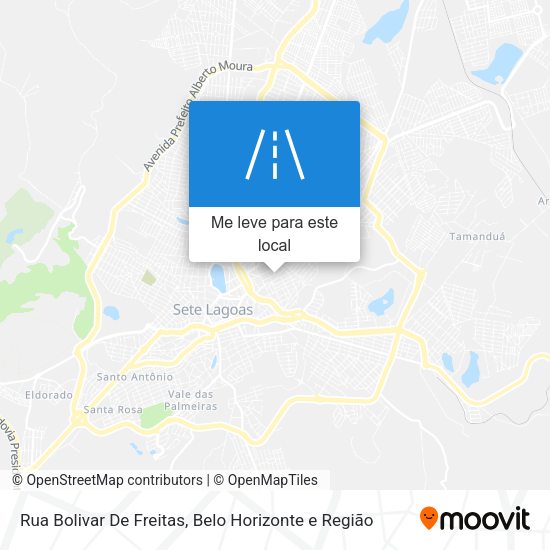 Rua Bolivar De Freitas mapa