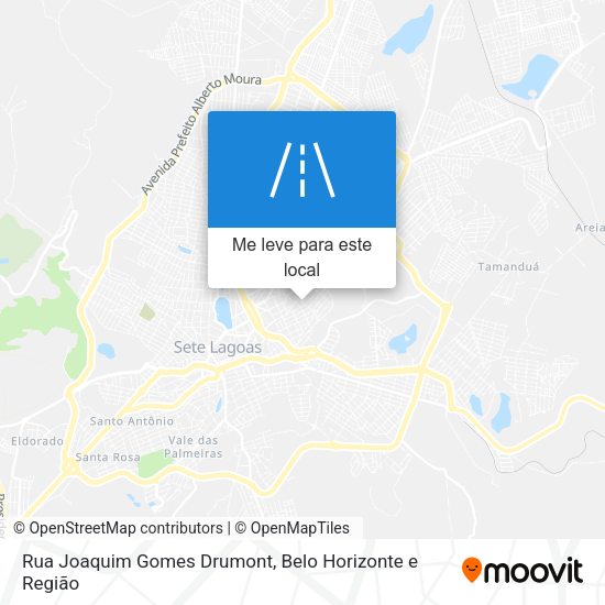Rua Joaquim Gomes Drumont mapa