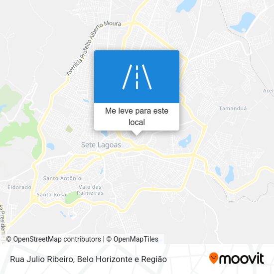 Rua Julio Ribeiro mapa