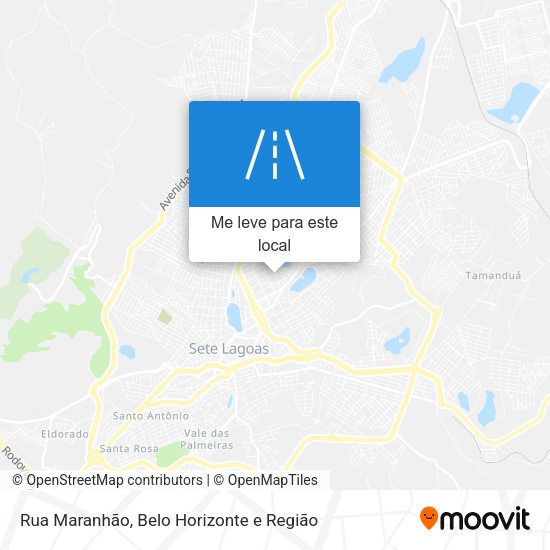 Rua Maranhão mapa