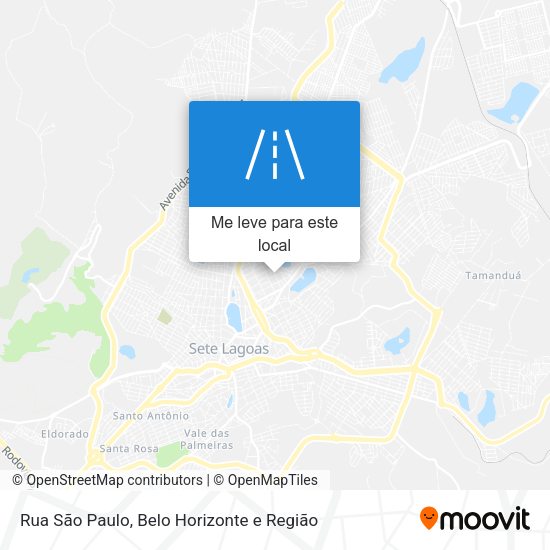 Rua São Paulo mapa