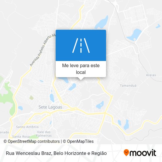 Rua Wenceslau Braz mapa