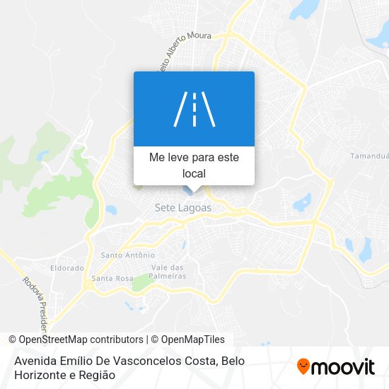 Avenida Emílio De Vasconcelos Costa mapa