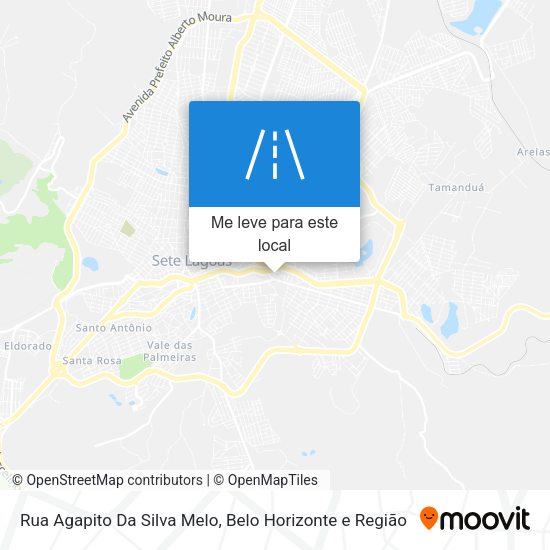 Rua Agapito Da Silva Melo mapa