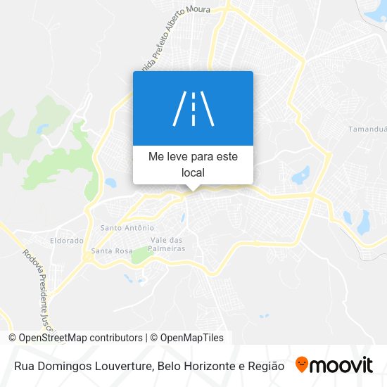 Rua Domingos Louverture mapa