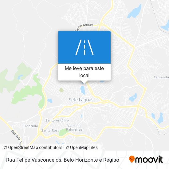 Rua Felipe Vasconcelos mapa