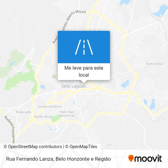 Rua Fernando Lanza mapa