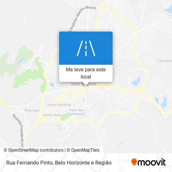 Rua Fernando Pinto mapa