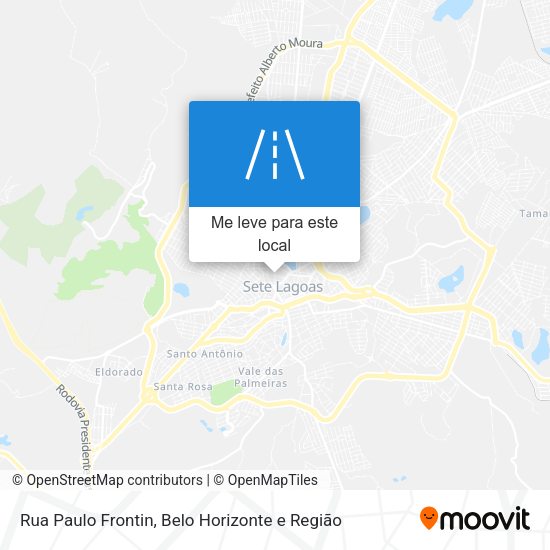 Rua Paulo Frontin mapa