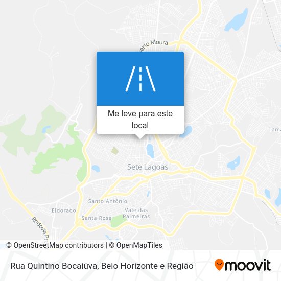 Rua Quintino Bocaiúva mapa