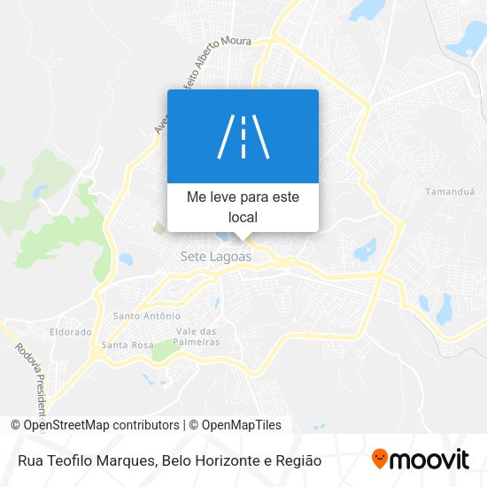 Rua Teofilo Marques mapa