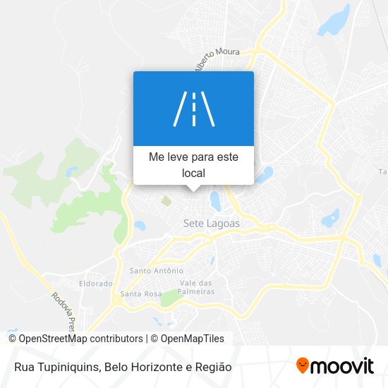 Rua Tupiniquins mapa