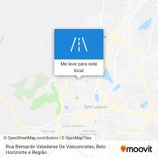 Rua Bernardo Valadares De Vasconcelas mapa