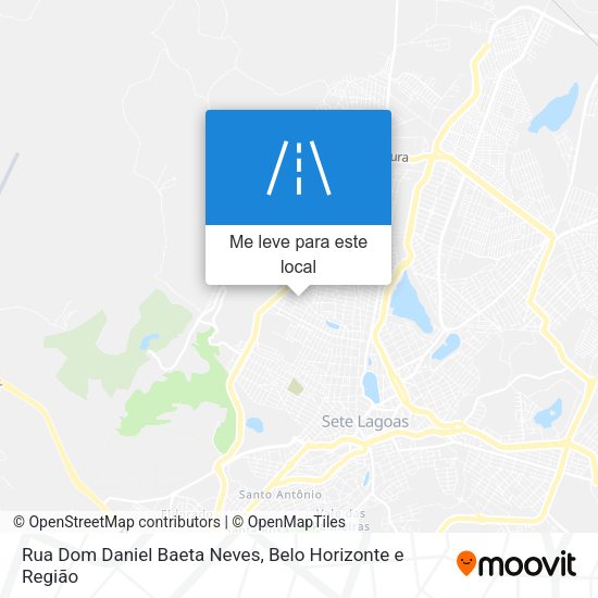 Rua Dom Daniel Baeta Neves mapa