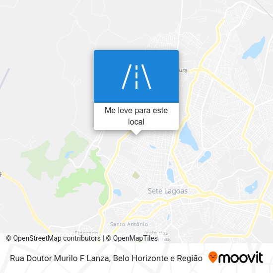 Rua Doutor Murilo F Lanza mapa