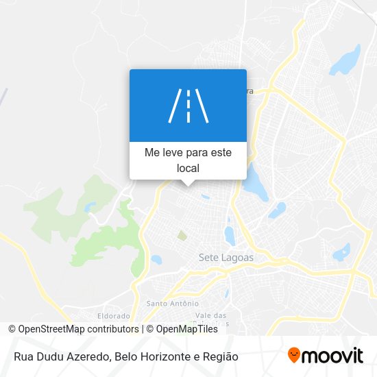 Rua Dudu Azeredo mapa
