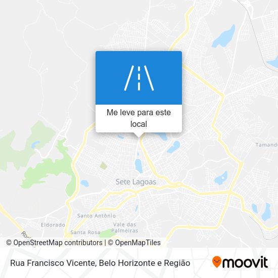 Rua Francisco Vicente mapa