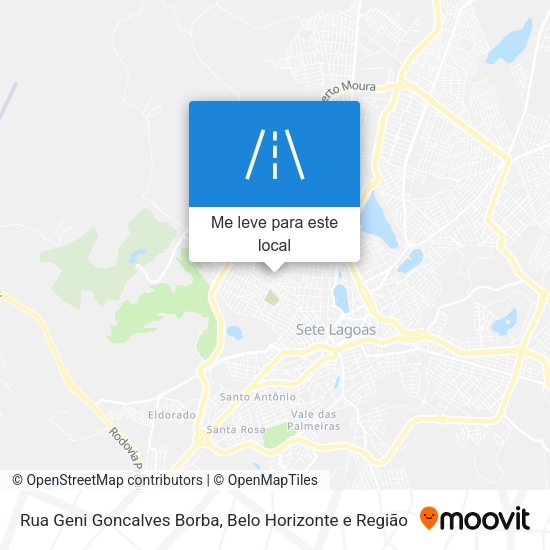 Rua Geni Goncalves Borba mapa