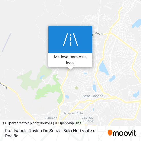 Rua Isabela Rosina De Souza mapa