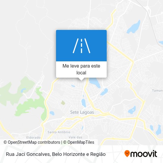 Rua Jaci Goncalves mapa